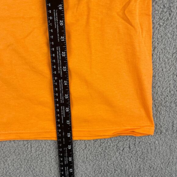 NFL Team Apparel Men Medium Orange Miami Dolphins 100% Cotton Short Sleeve Shirt - Picture 7 of 9